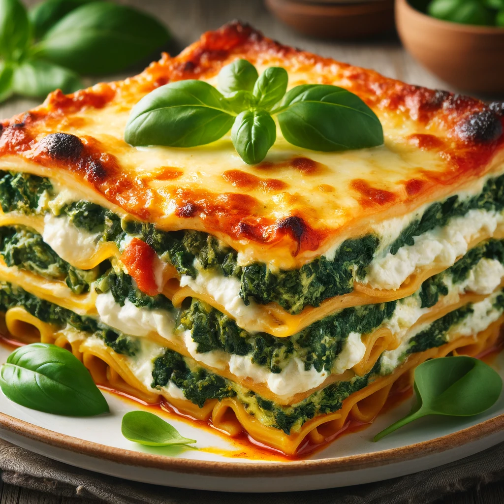Lasagne szpinakowa